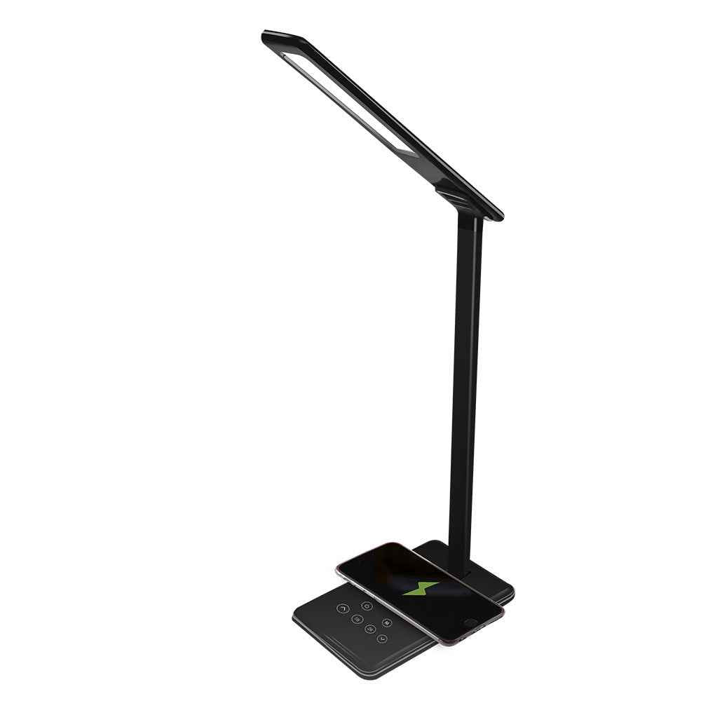 Wireless Charging LED Desk Lamp | Minimalist Bedside & Workspace Light