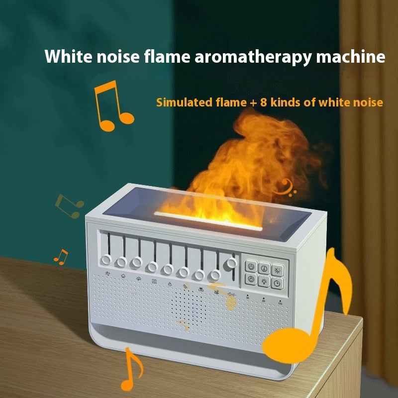 White Noise Flame Aroma Diffuser